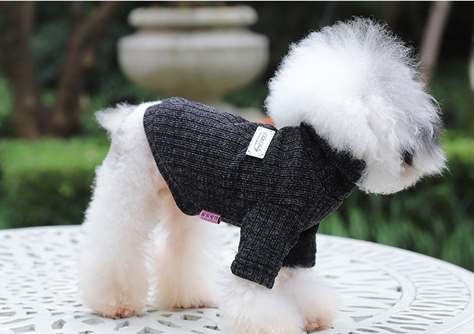 Thickened Turtleneck Sweater for Pets in Autumn/Winter