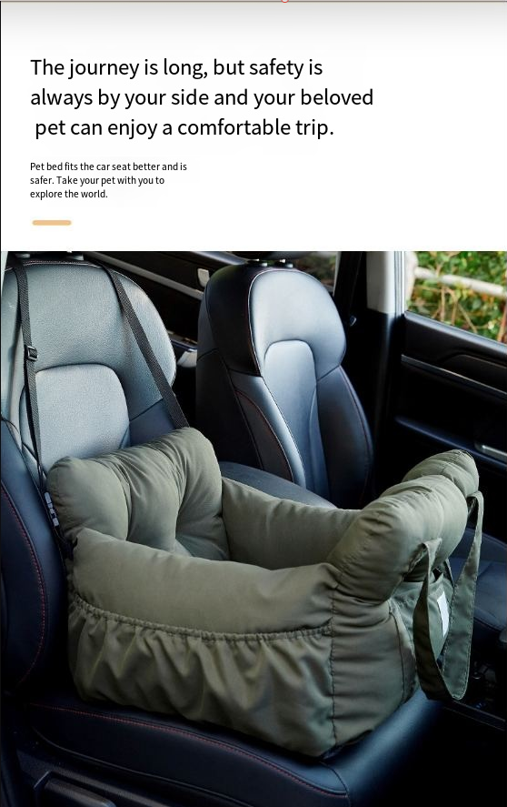 Pet Car Bed Dog Safety Seat