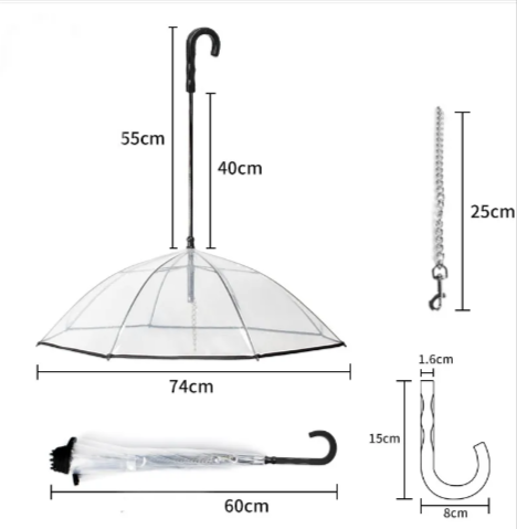 Pet Umbrella with Leash