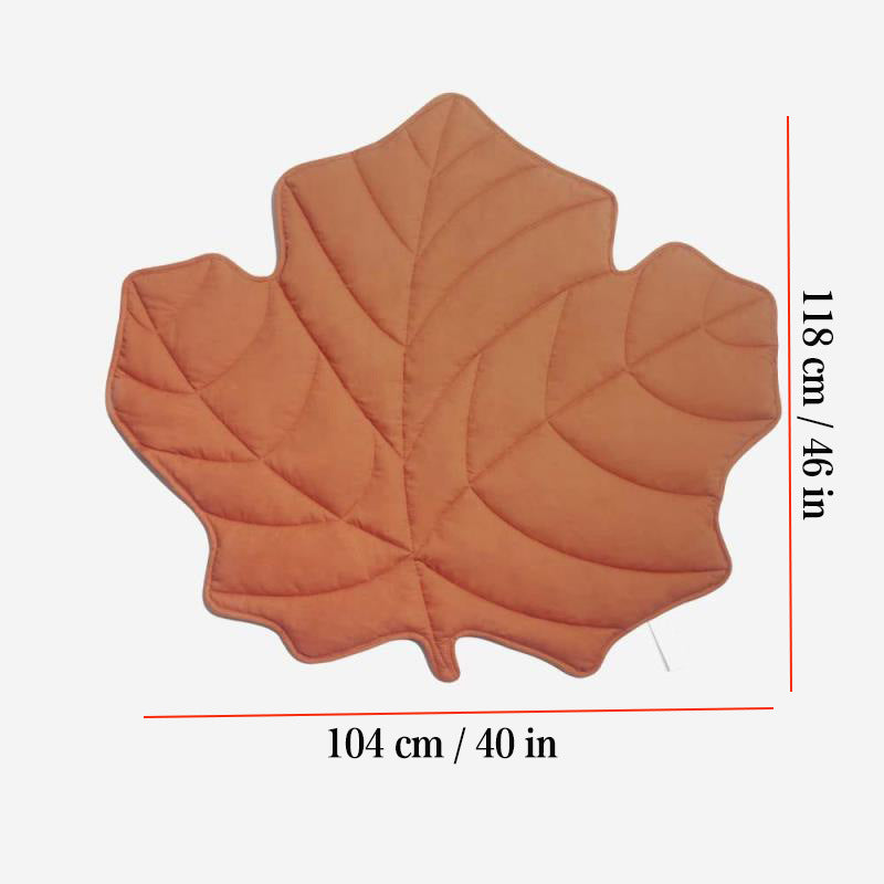 Creative Extra Large Leaf Pet Mat, Washable and Thick