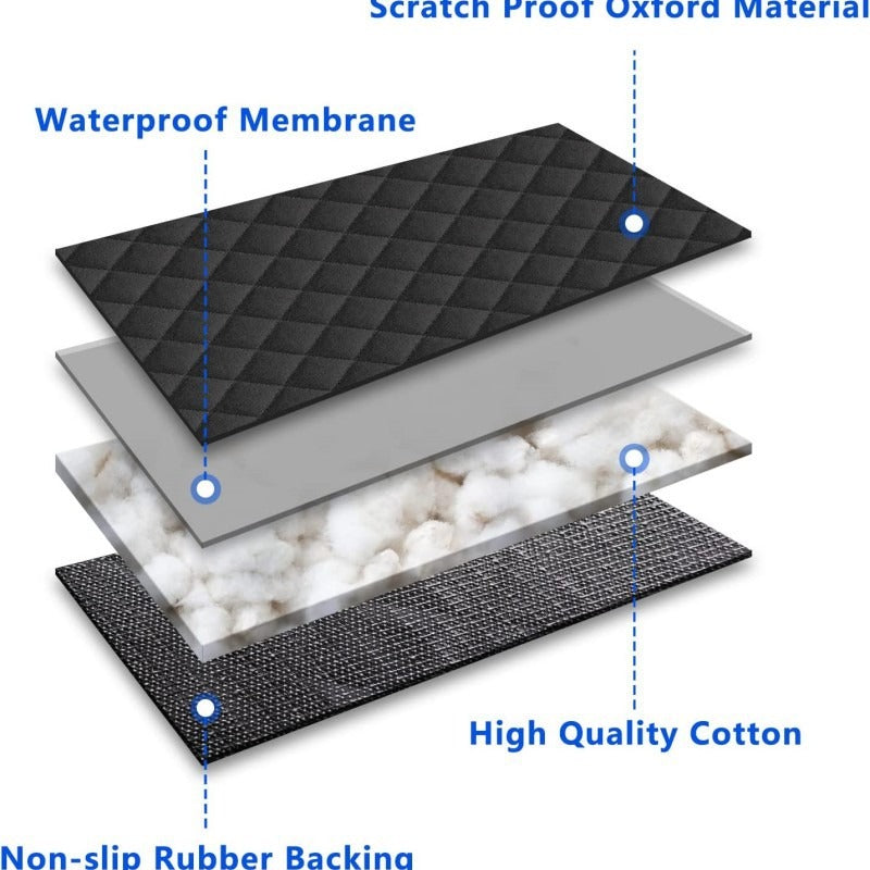 Waterproof Dog Car Back Seat Mat – Anti-dirt Pet Pad