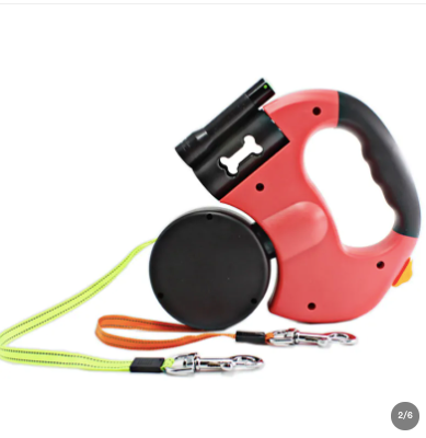 Dog Leash with Flashlight