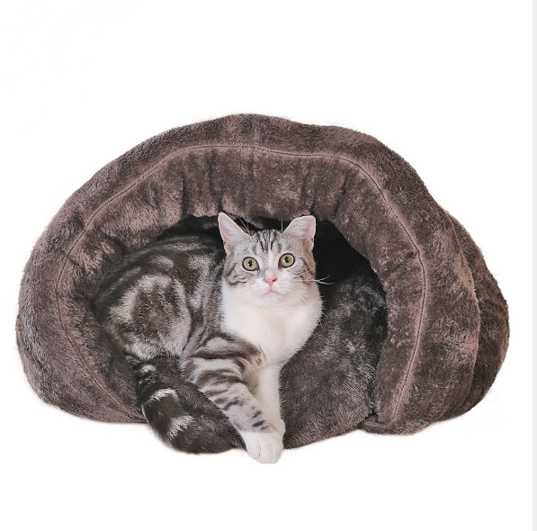 Fleece Pet Bed for Dogs and Cats, Washable & Cozy