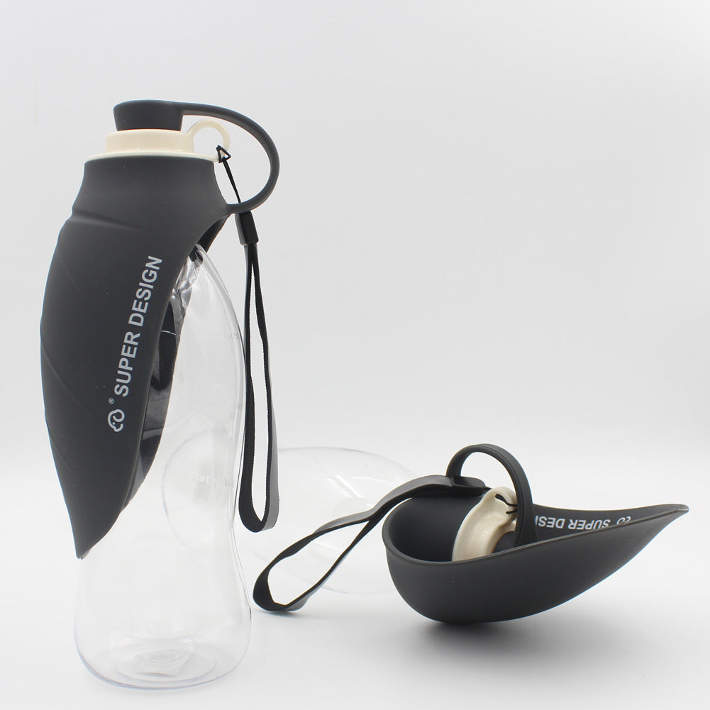Portable Leak-Proof Pet Water Dispenser with Bowl