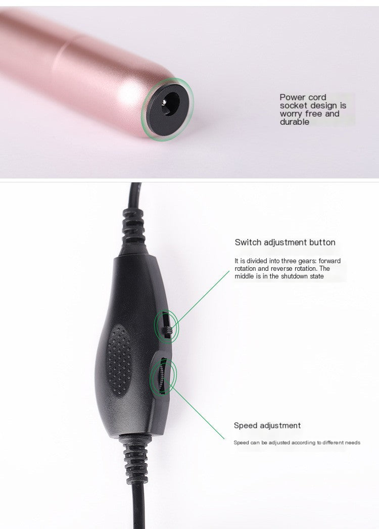 Electric Nail Drill Machine for Manicure and Pedicure