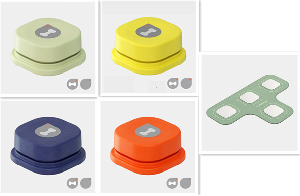 4 Colors Recordable Pet Communication Button Toy
