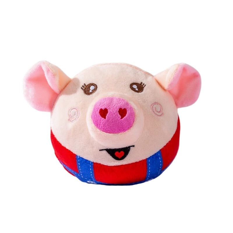 Jumping Electric Dog Piglet Plush Toy