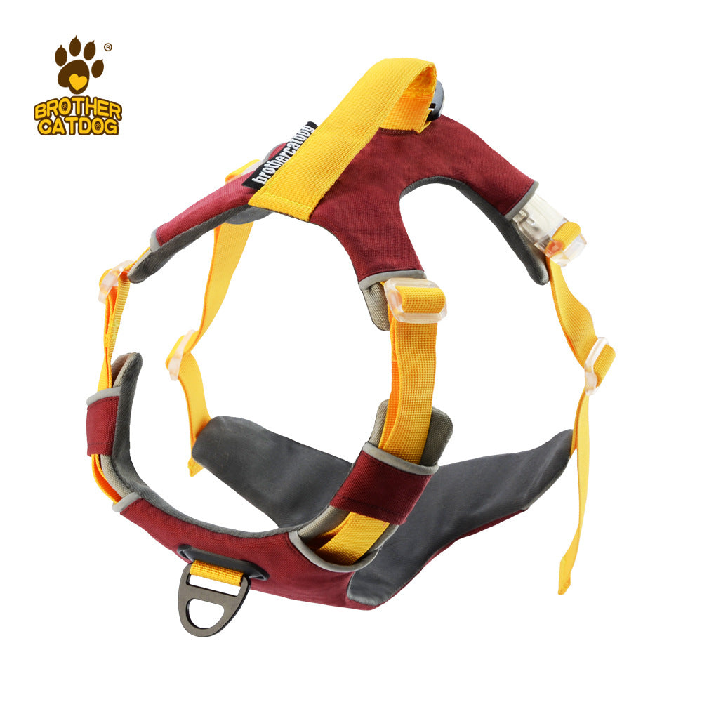 Reflective Dog Training Vest with Chest Strap