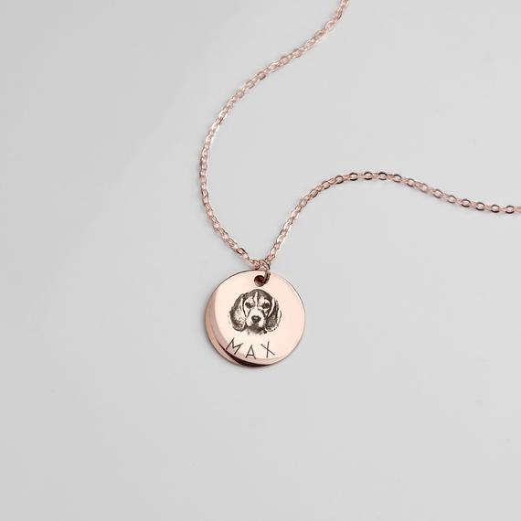 Engraved Pet Tag Necklace