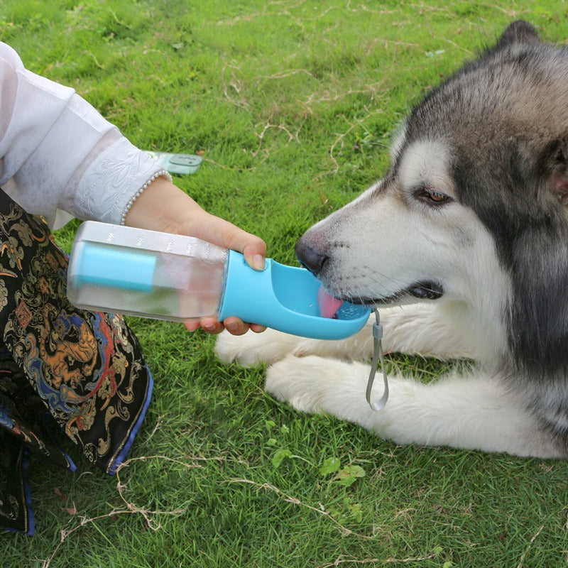 3-in-1 Dog Water Bottle with Waste Bag & Filter