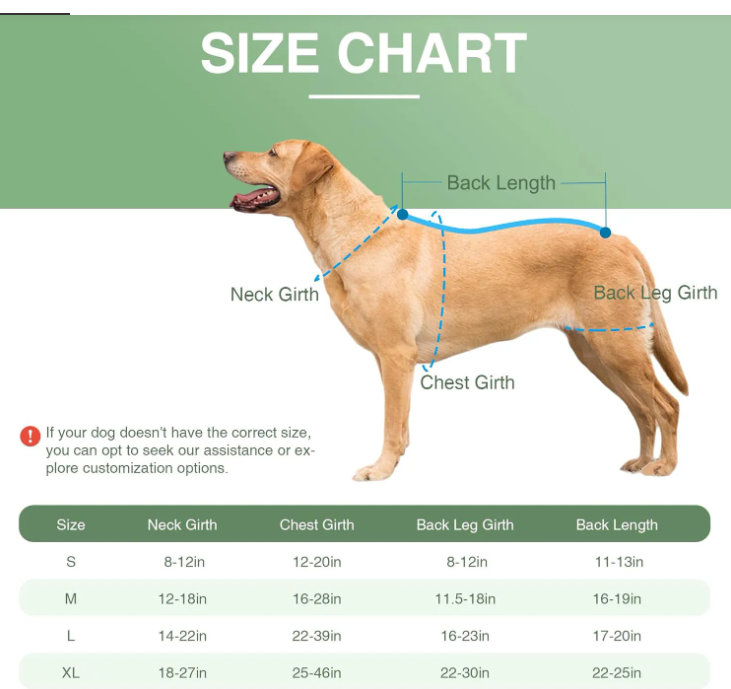 Dog Back Support Sling