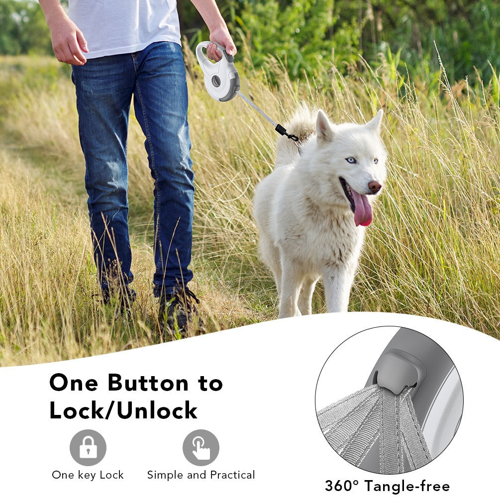 Reflective Retractable Dog Leash
