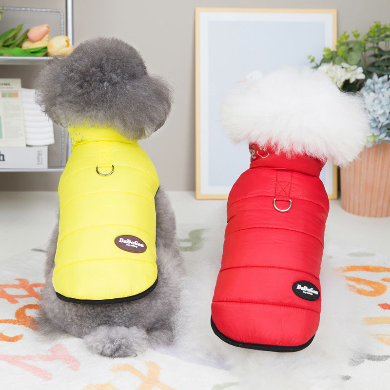 Cotton-Padded Two-Legged Clothing for Small Pets