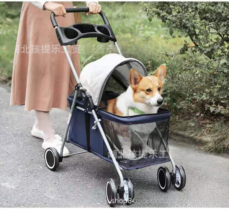 Portable Foldable Pet Stroller for Cats and Dogs