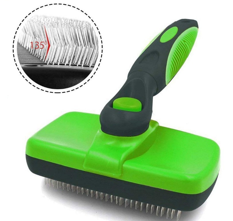 Self-Cleaning Pet Slicker Brush