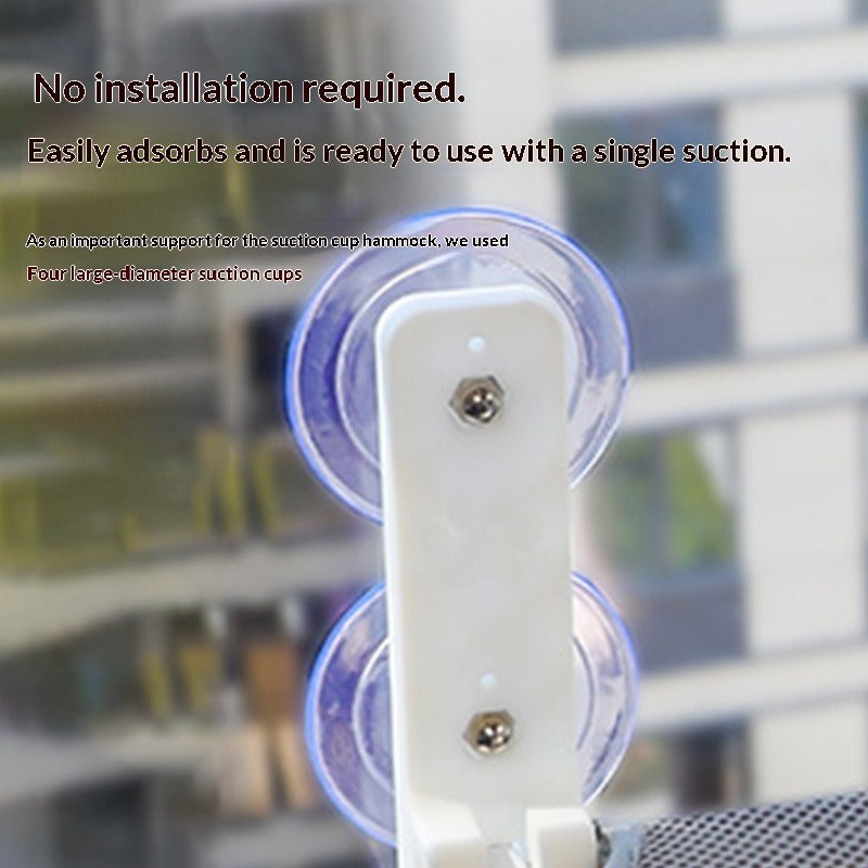 Suction-Cup Cat Hammock Window Bed