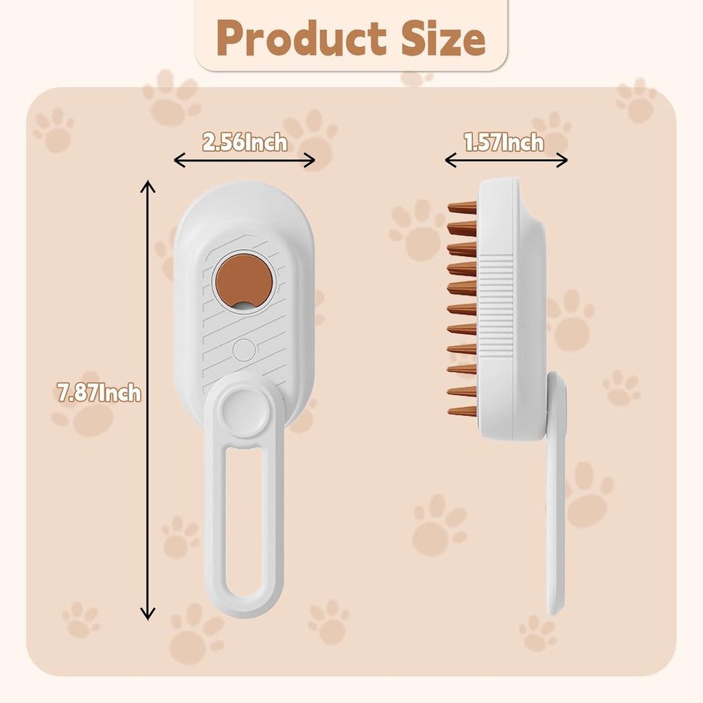 3-in-1 Cat Steam Grooming Brush