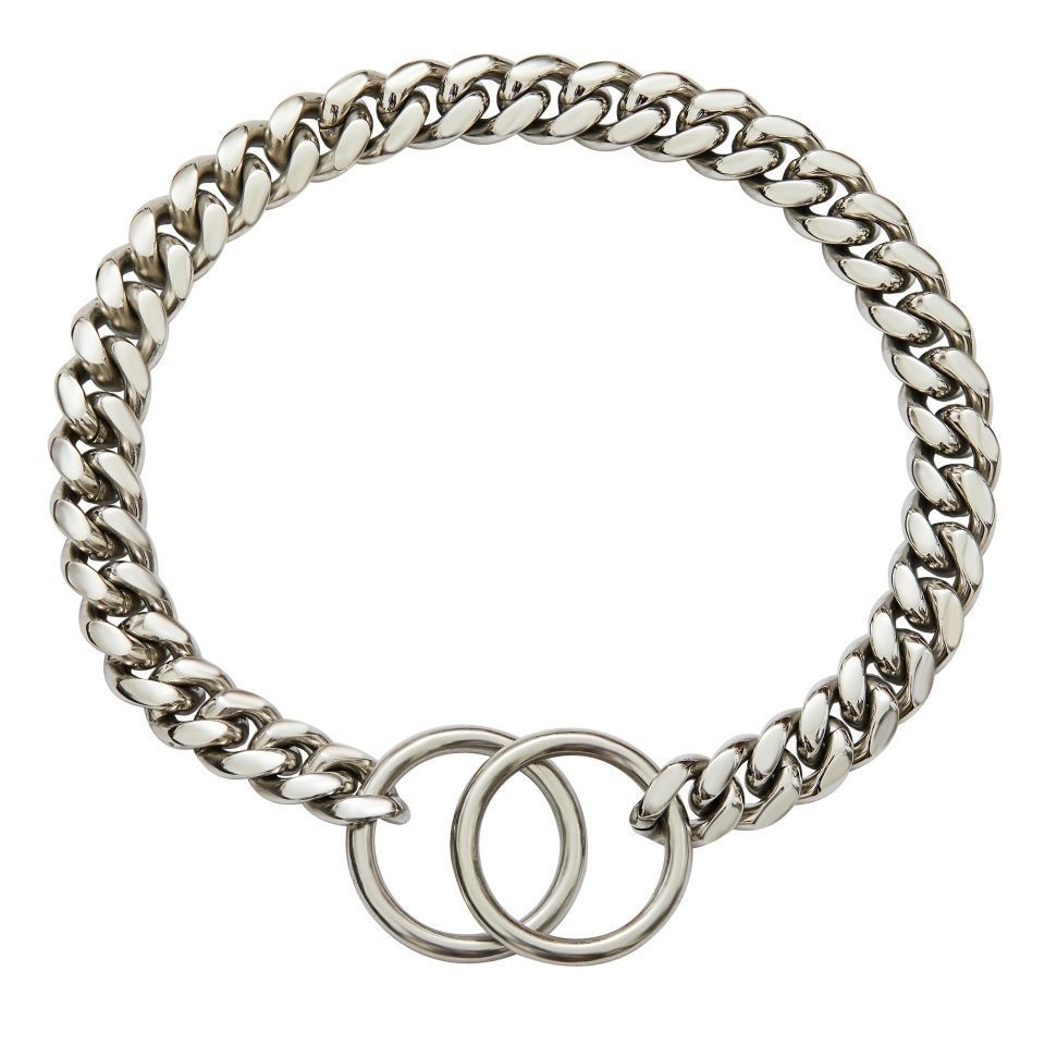 Stainless Steel Double Ring Drag Chain for Pets