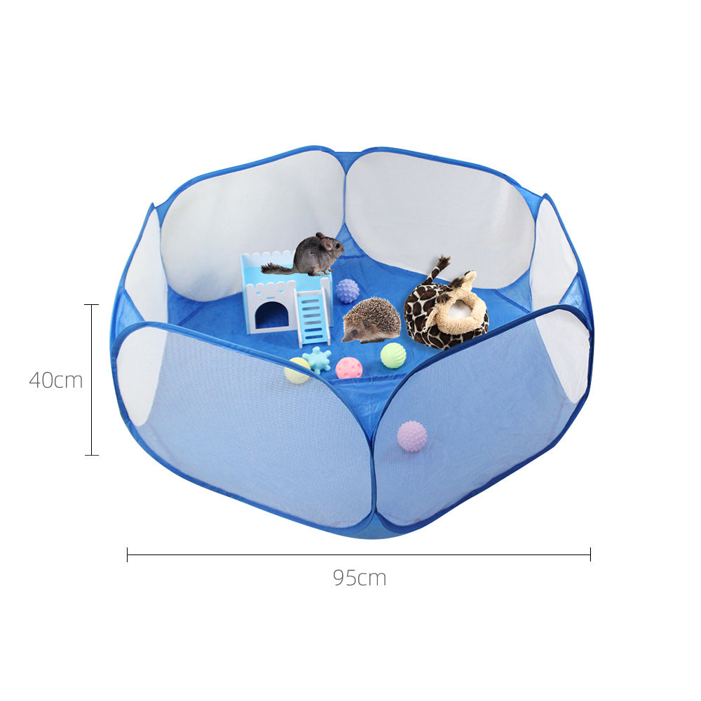 Folding Scratch-Resistant Pet Fence and Kennel Tent