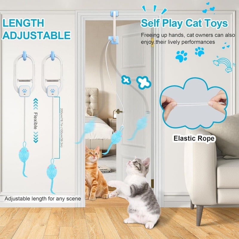 Rechargeable Electric Remote Cat Teaser Toy