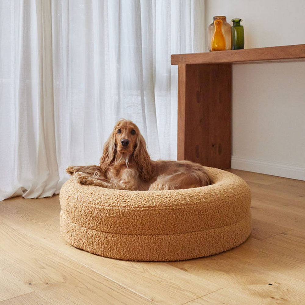 Solid Color Round Pet Bed Cat Nest