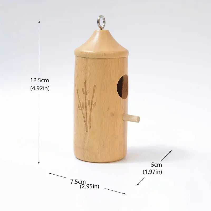 Hummingbird Nest House with Hanging Swing Design
