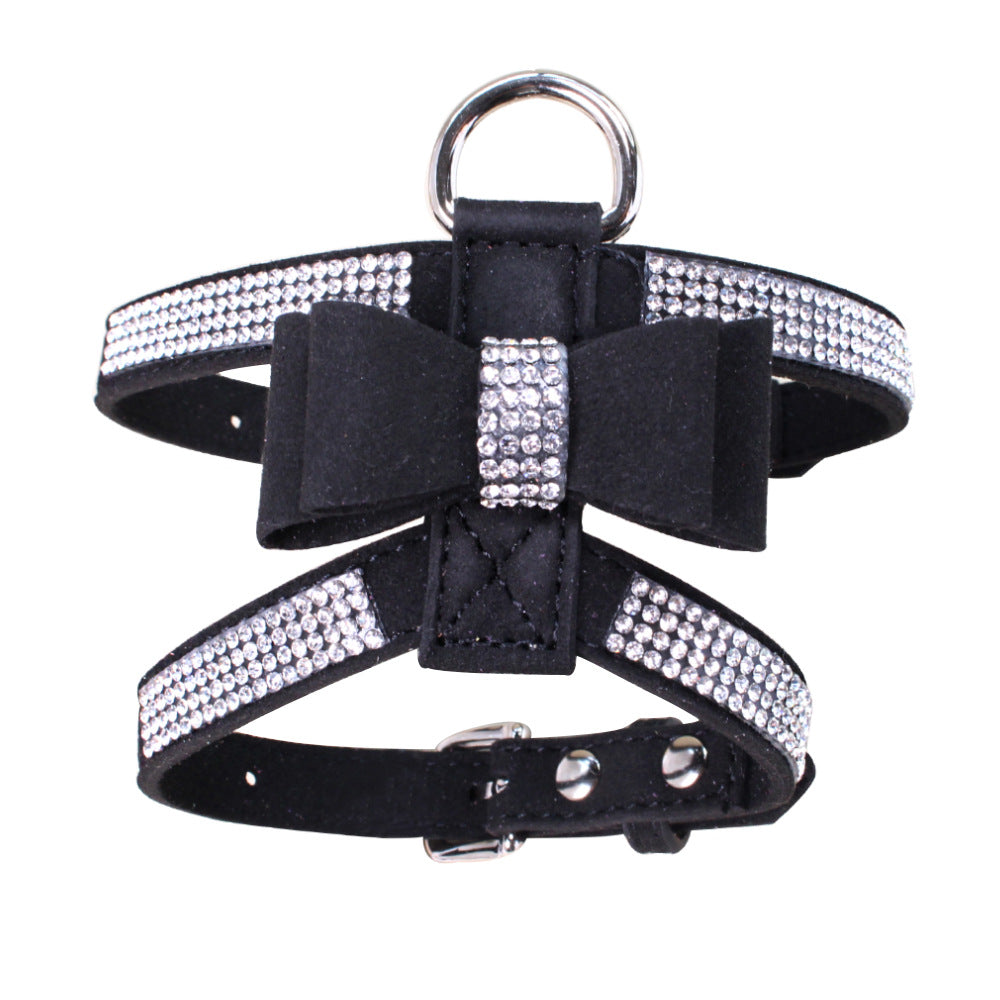 Rhinestone Embellished Shiny Chest