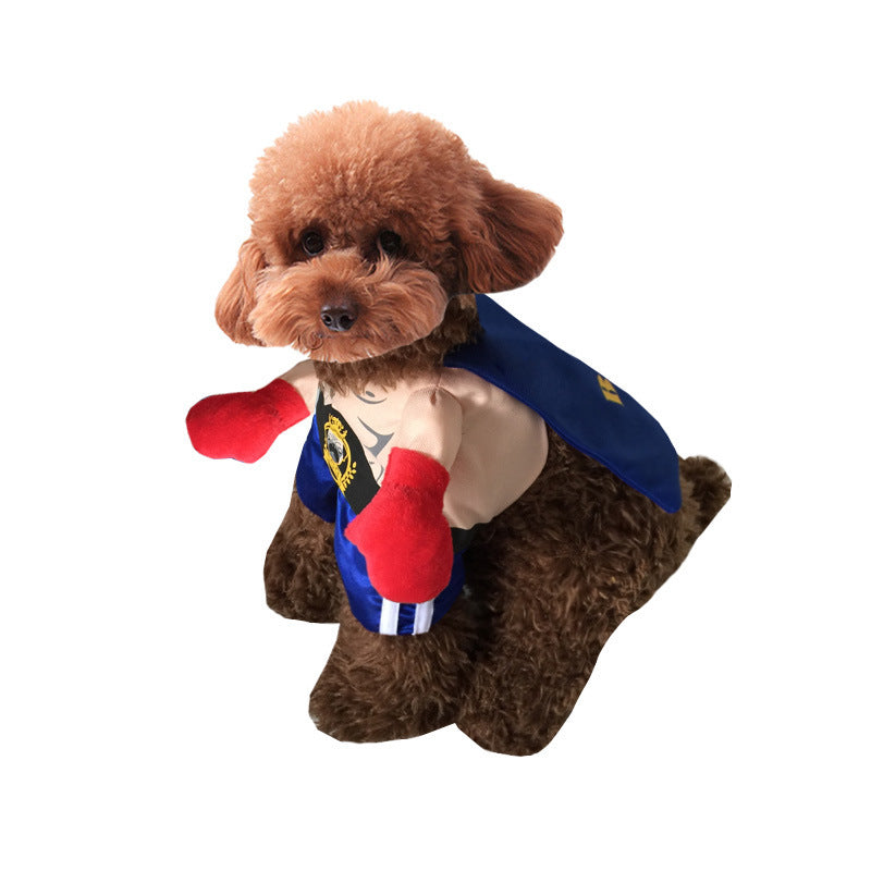 Boxer Halloween Costume for Dogs - Upright Outfit
