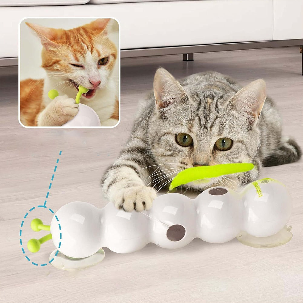 Automatic Motion Activated Cat Toy with Rechargeable Tail
