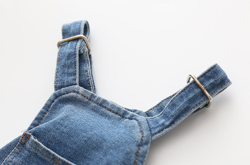 Stretch Denim Pet Suspenders