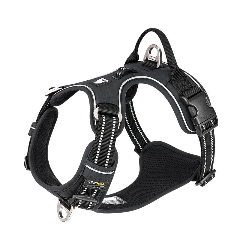 Reflective Dog Harness with Hand Holding Rope
