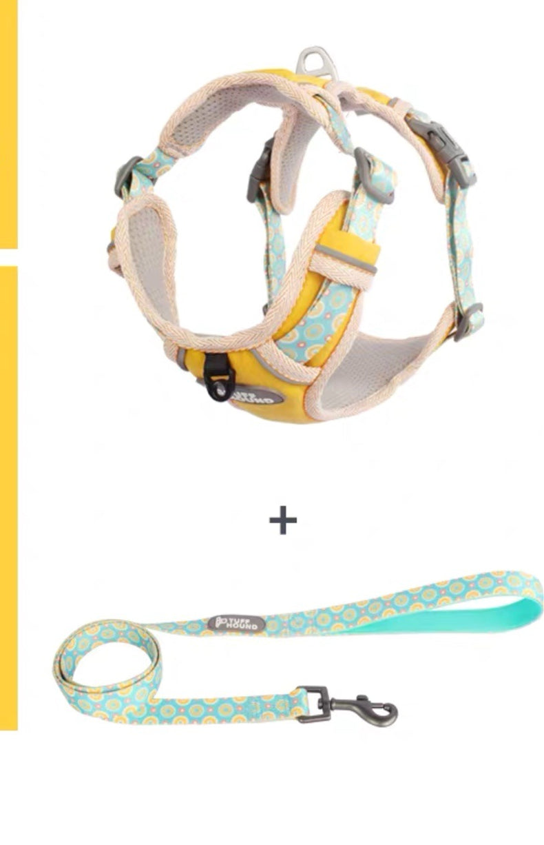 Dog Chest Harness with Leash for Outdoor Walks