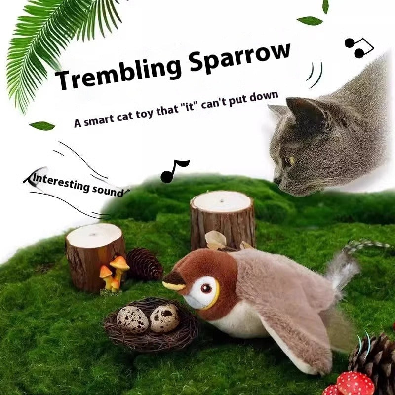 Smart Vibration-Sensing Cat Toy