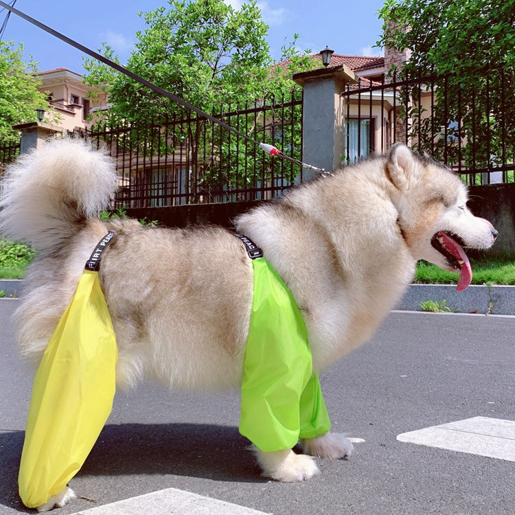 Adjustable Raincoat for Four-Legged Dogs