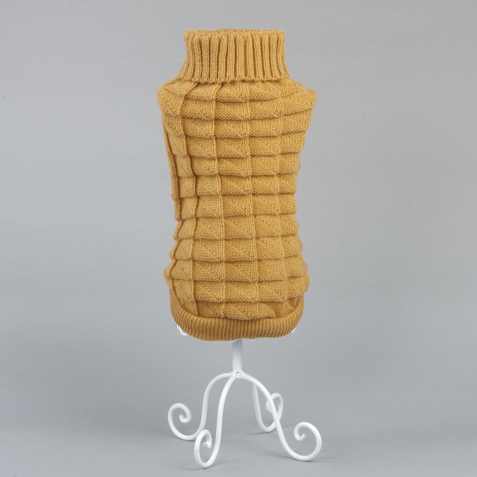 Solid Color Dog Sweater for Pets and Cats