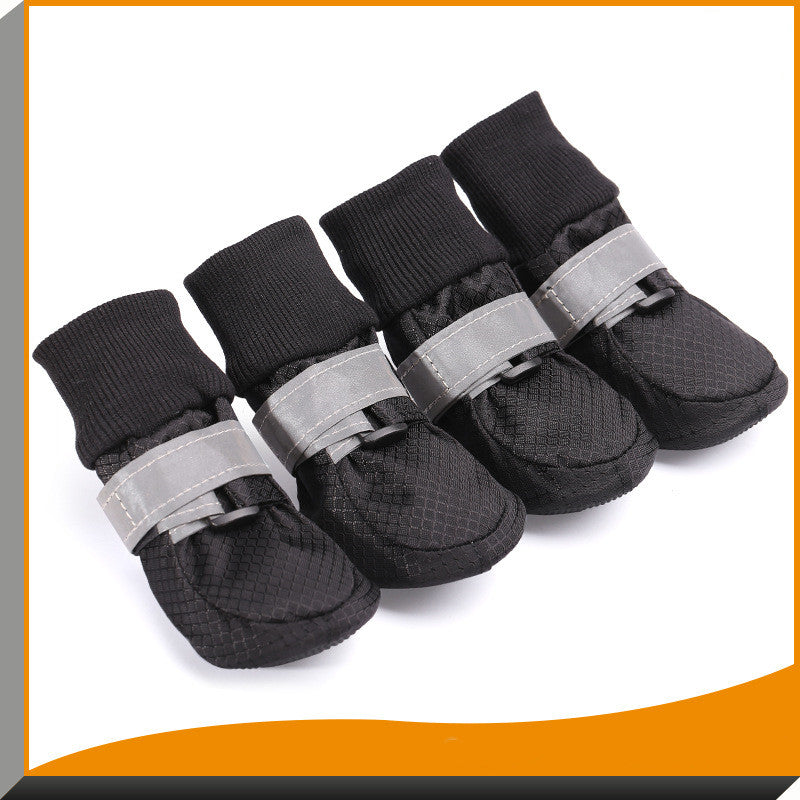 Waterproof Warm Dog Shoes for Spring and Autumn
