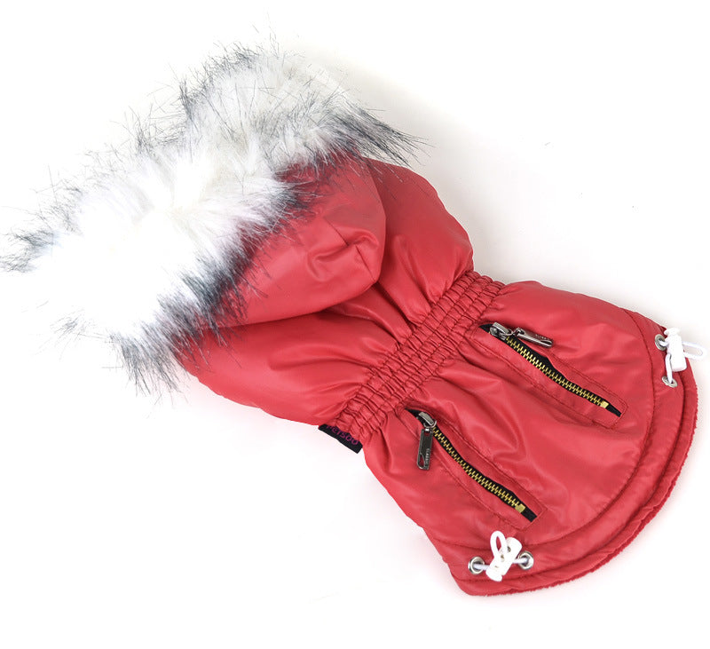Zippered Cotton Padded Clothing for Pets