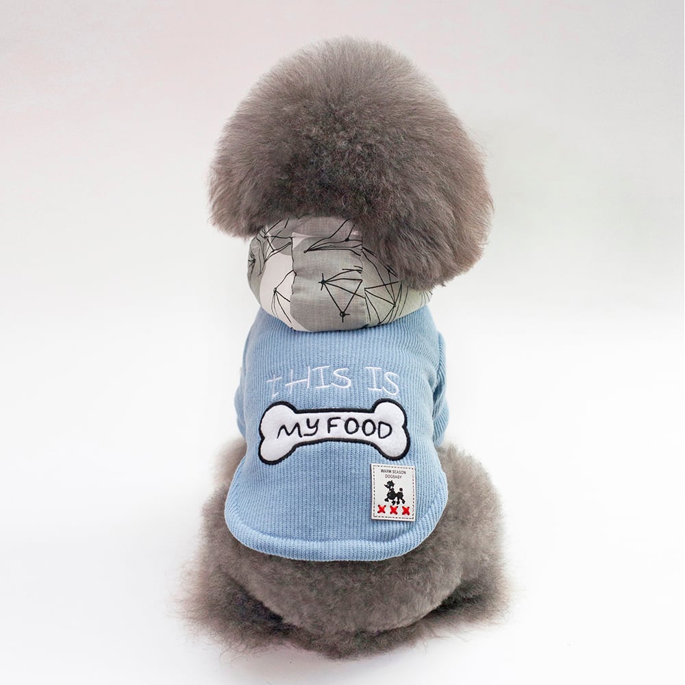 Thickened Hooded Padded Pet Clothes
