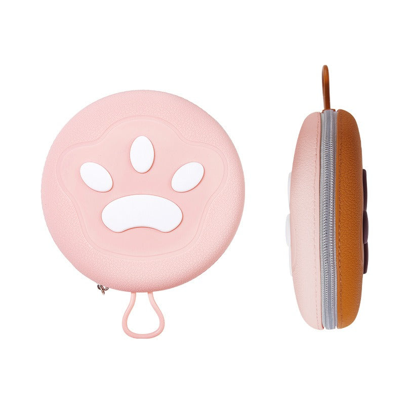 Folding Silicone Pet Double Bowl for Outdoor