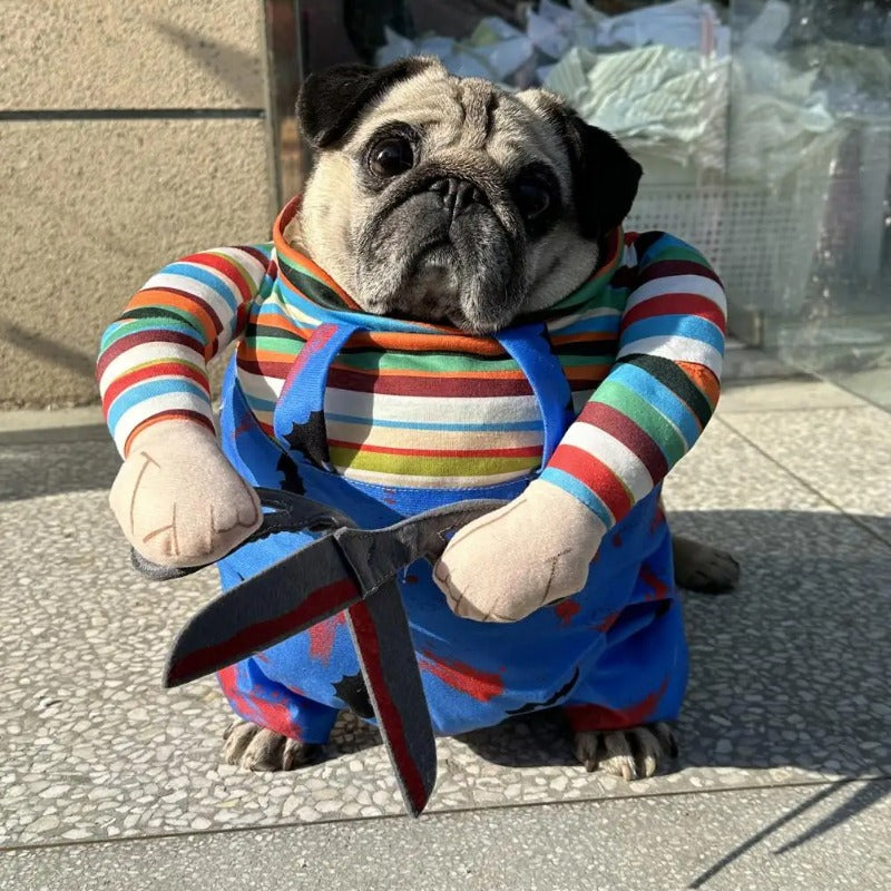 Pet Halloween Costume Scissor Hand Outfit