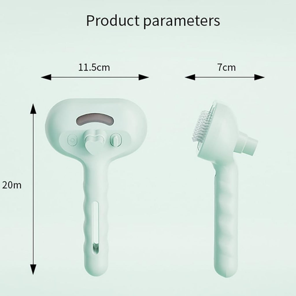 3-in-1 Self-Cleaning Pet Grooming Brush