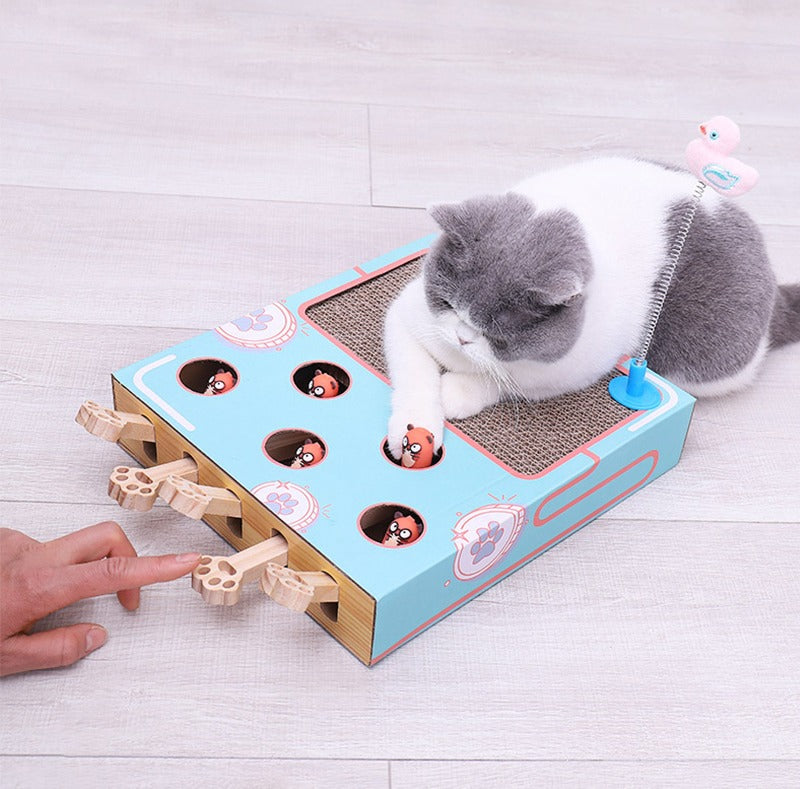 Whack-A-Mole Cat Teaser Toy