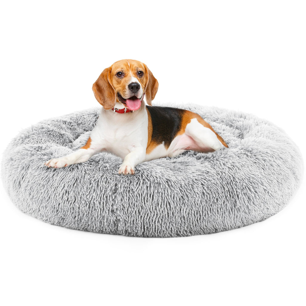 Plush Faux Fur Cat Bed