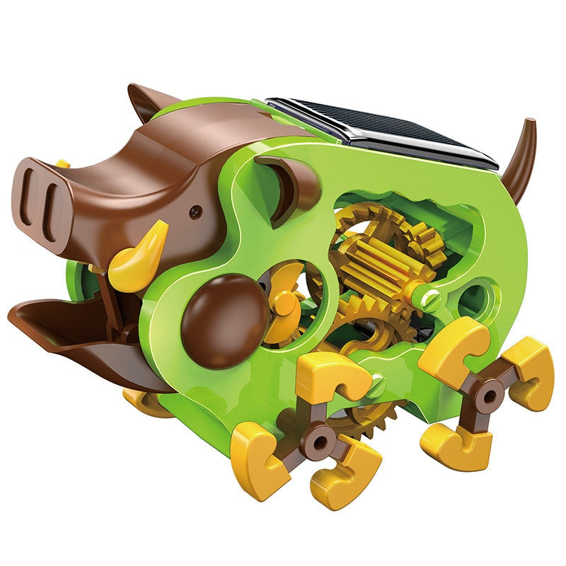 3-in-1 Solar Transforming Robot Toy DIY Model