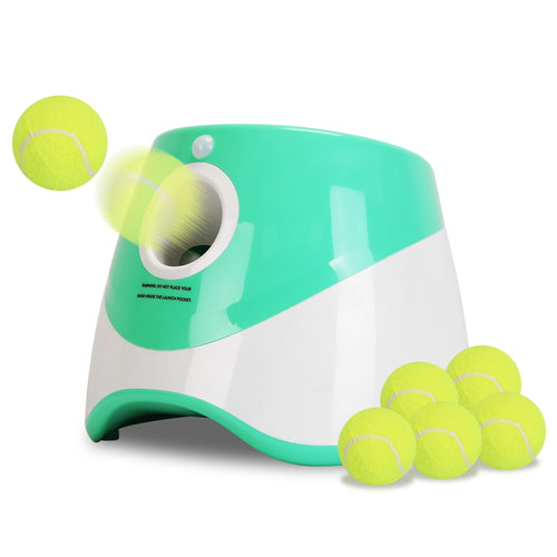 Automatic Dog Ball Launcher with 6 Balls (3 Distance Settings)
