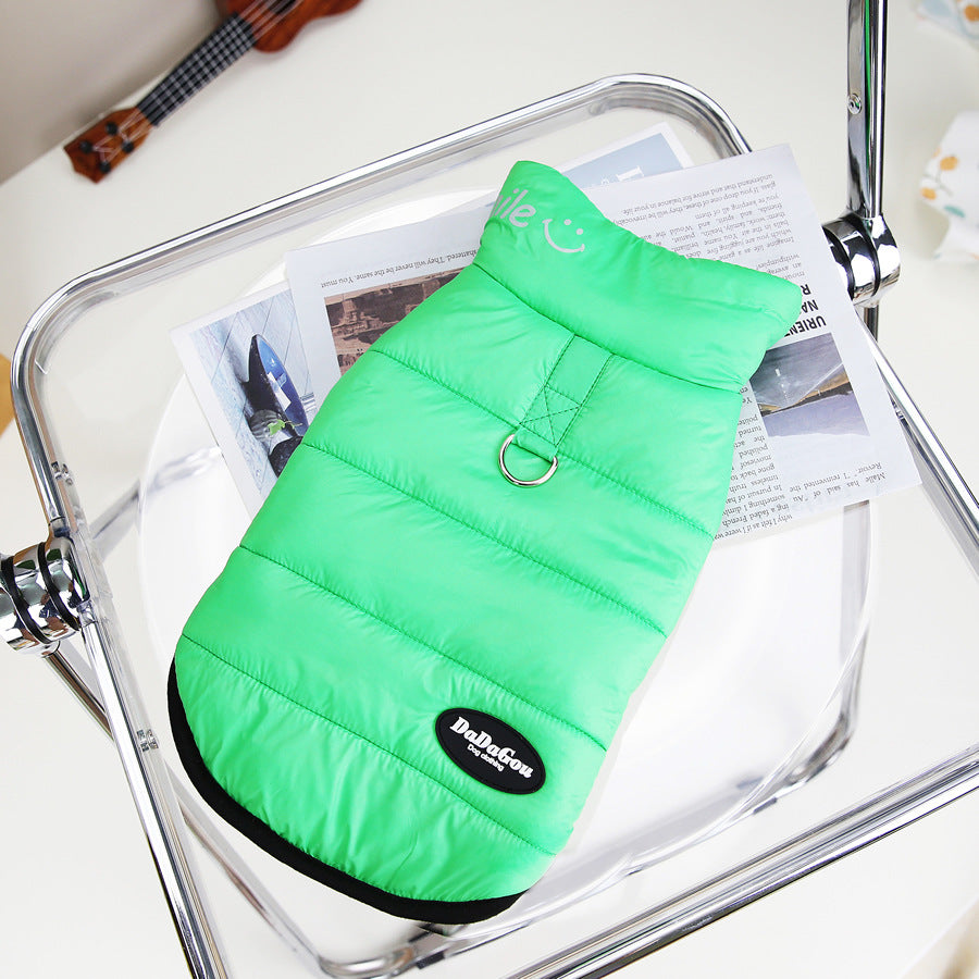 Cotton-Padded Two-Legged Clothing for Small Pets