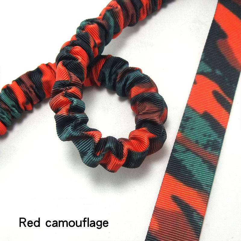 Camouflage Elastic Dog Traction Leash for Outdoors