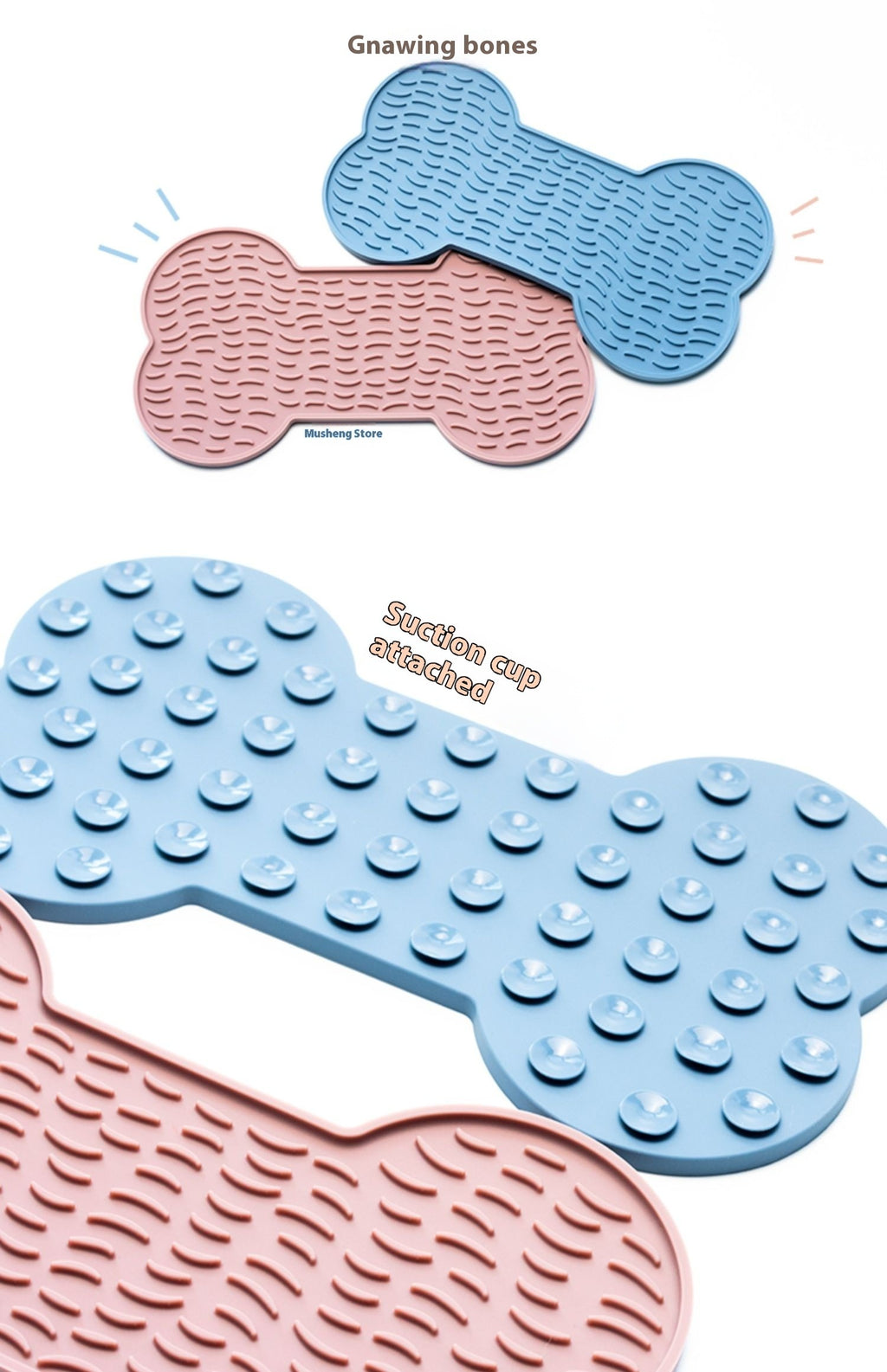 Silicone Dog Lick Slow Feeder Mat