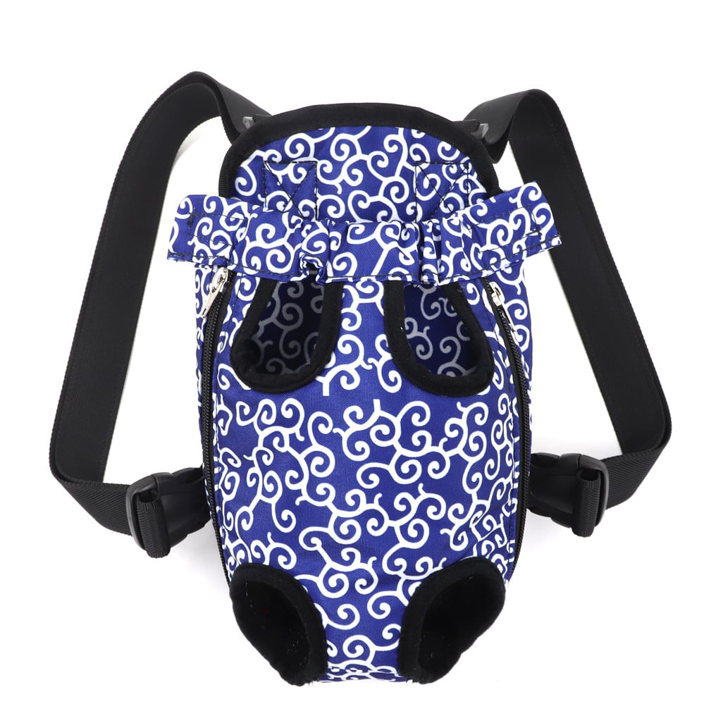 Breathable Portable Canvas Pet Chest Backpack
