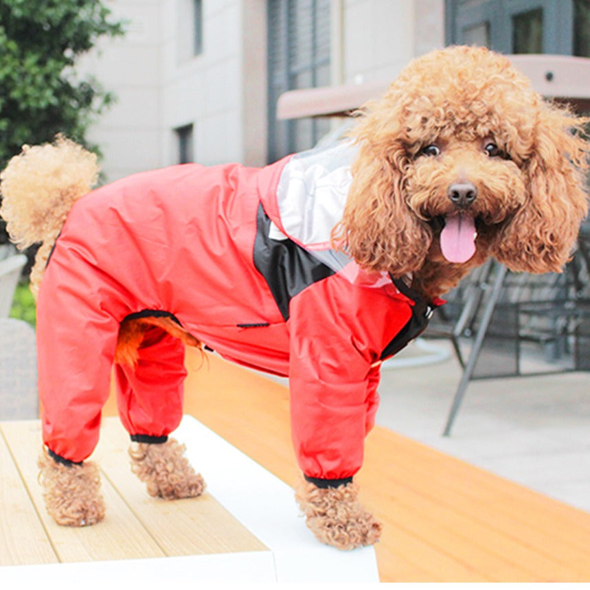 Waterproof Dog Raincoat Poncho